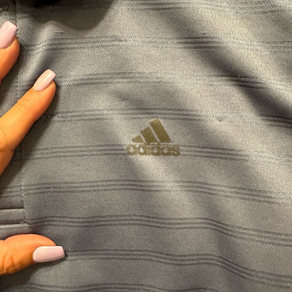 Adidas Golf Polo Shirt Men’s XL Blue Short Sleeve Performance Moisture Wicking - Picture 10 of 13